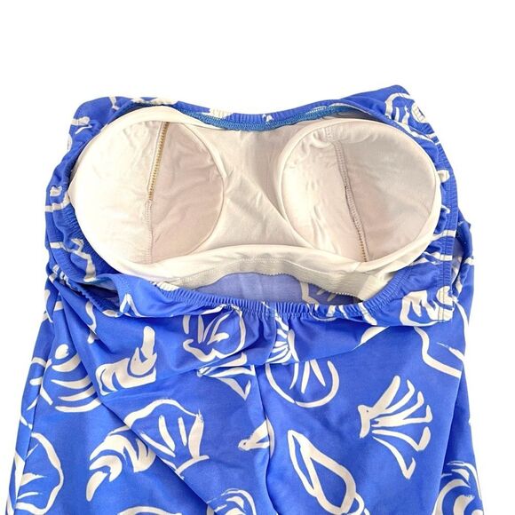 Vintage Seashell Print Tankini Swim Top - Picture 6 of 7